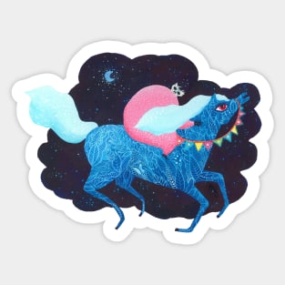 Death on a horse Sticker